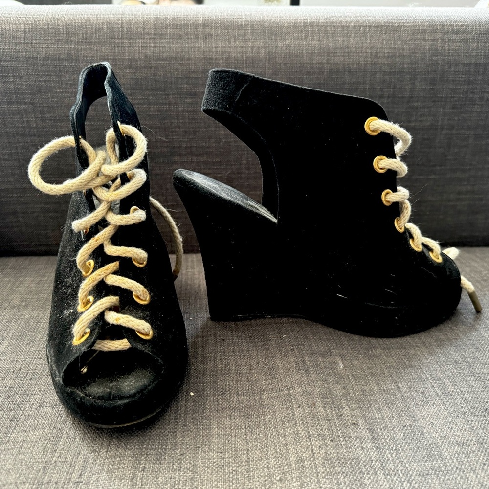 Opening ceremony wedges shoes